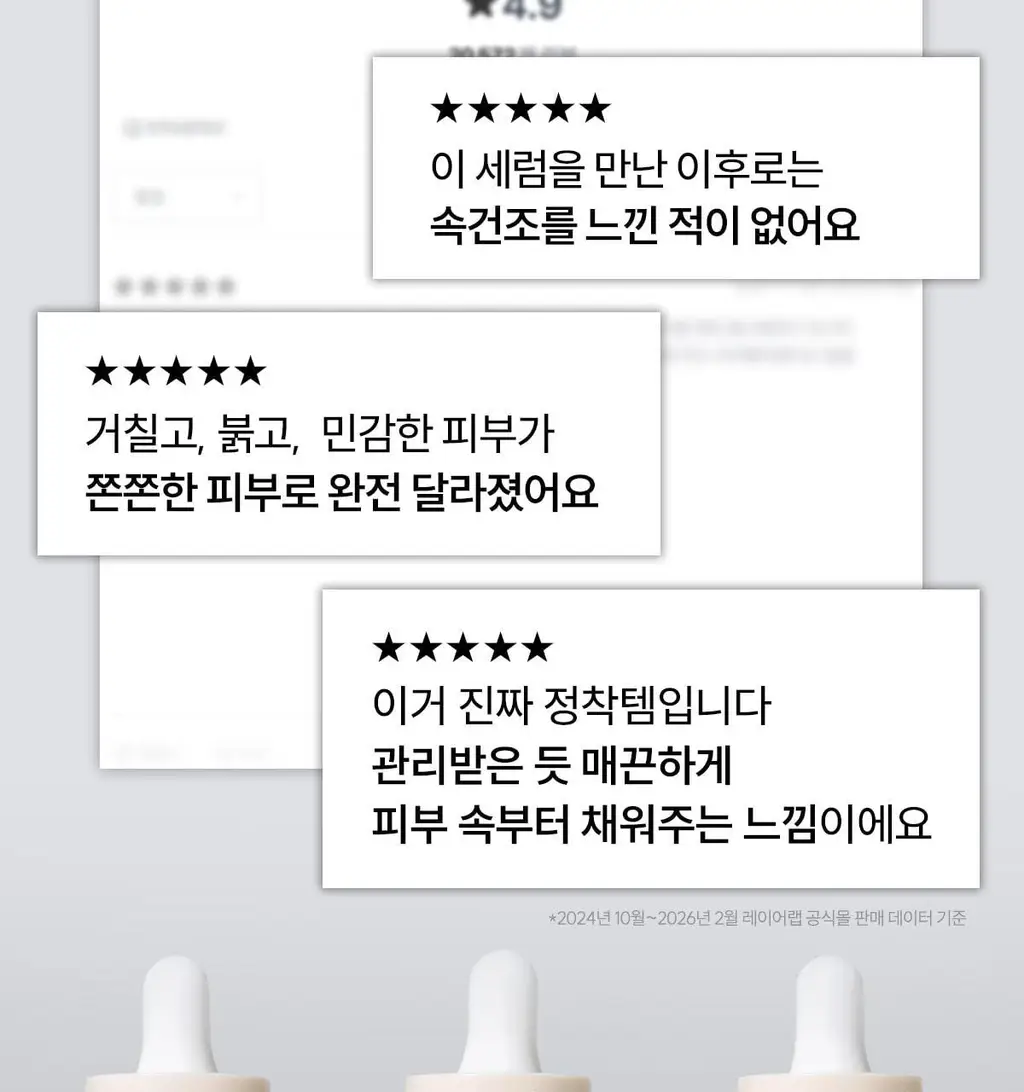 [급속진정 장벽개선] 레이어랩 니오좀 판테놀 5% 세럼 30ml 기획 (+1.5ml*5ea) 상세페이지 10